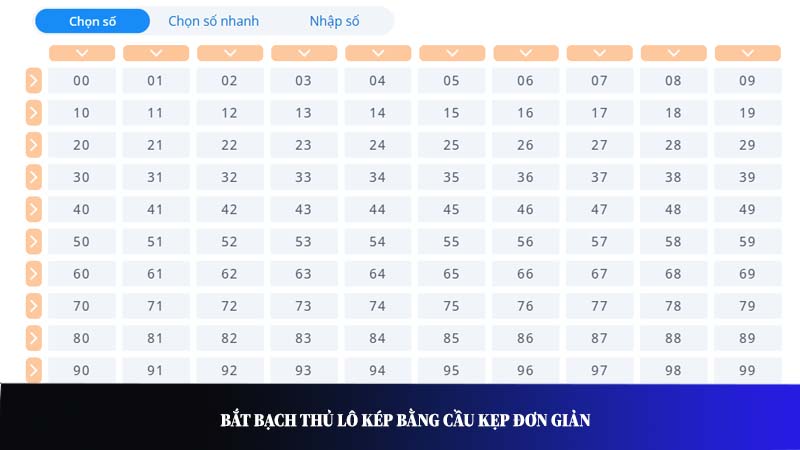 Bắt bạch thủ lô kép bằng cầu kẹp đơn giản