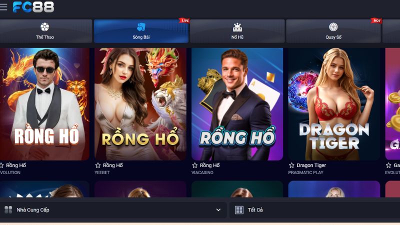Cách chơi Rồng hổ online tại nhà cái không khó