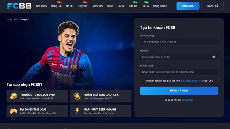 Chính sách bảo mật FCB8 trong quy định về tài khoản nhà cái