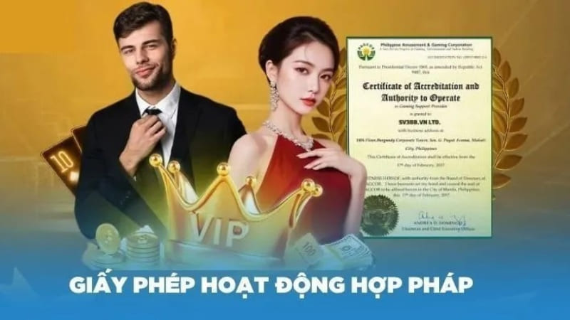 Nhà cái FCB8 được cấp giấy phép chứng nhận bởi các tổ chức uy tín.